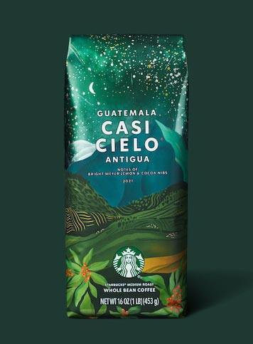 Starbucks Guatemala Casi Cielo 16 oz bag whole bean