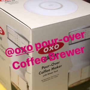 OXO pour over coffee brewer